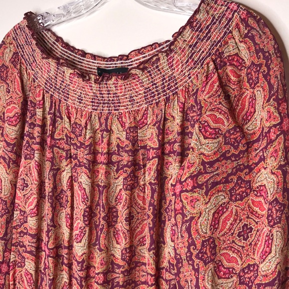 Sanctuary Dress Folk Inspired Off The Shoulder M - Picture 3 of 9